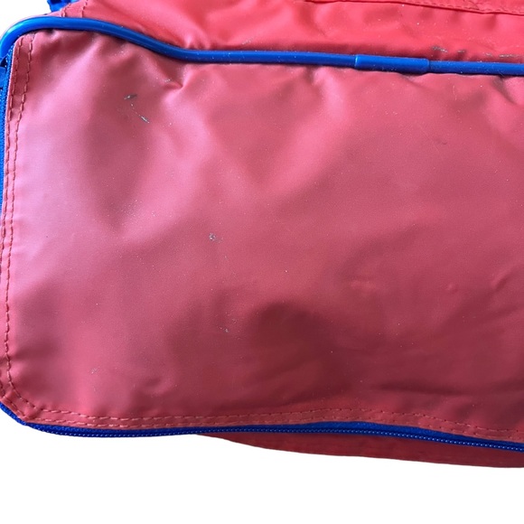 Vintage Igloo lunch bag convertible backpack crossbody insulated red blue - Picture 10 of 16